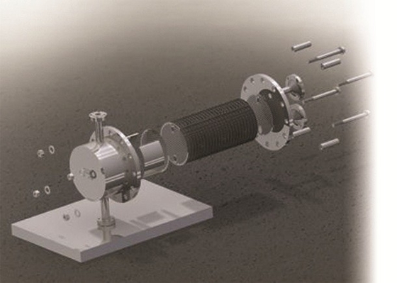 Nickel Basied Alloy Plate Shell Heat Exchangers For High Pressure & Wide Temperature Range Working