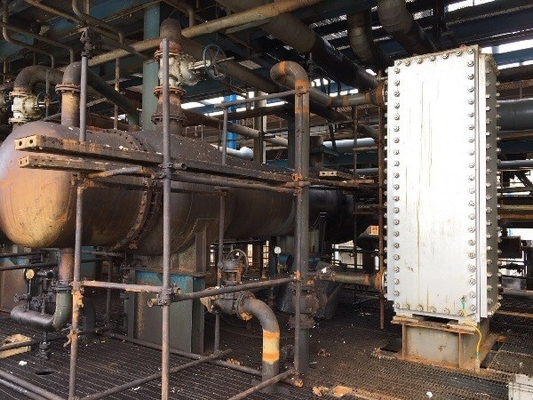 Fully - Welded Plate Block Type Heat Exchanger For Chemical Industries