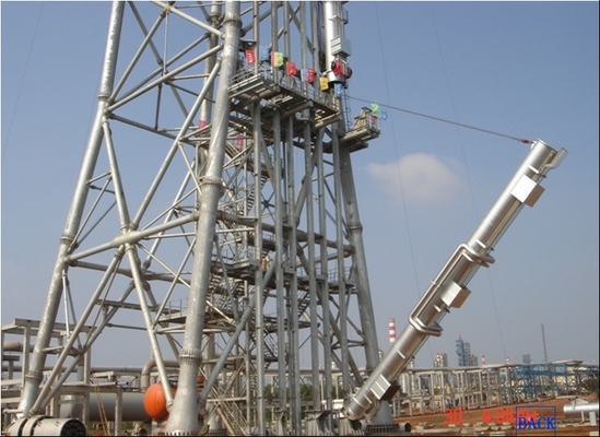 Open Ground / Elevated Demountable Flare System Carbon Steel Material 40-160m Height