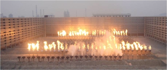 Chemical Industry Open Ground Flare System With Site Supervision Air Assisted