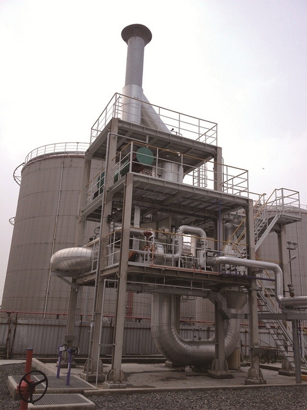 S S Waste Water Thermal Oxidizer Design , Liquid Waste Incinerator