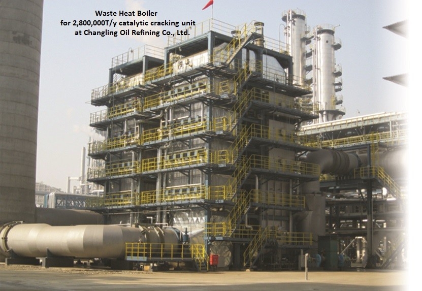 Petrochemical Industries Waste Heat Boiler Low NOx Flue Gas Flow